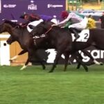 Maltese Cross ganó en un final de infarto - Foto: Captura Video